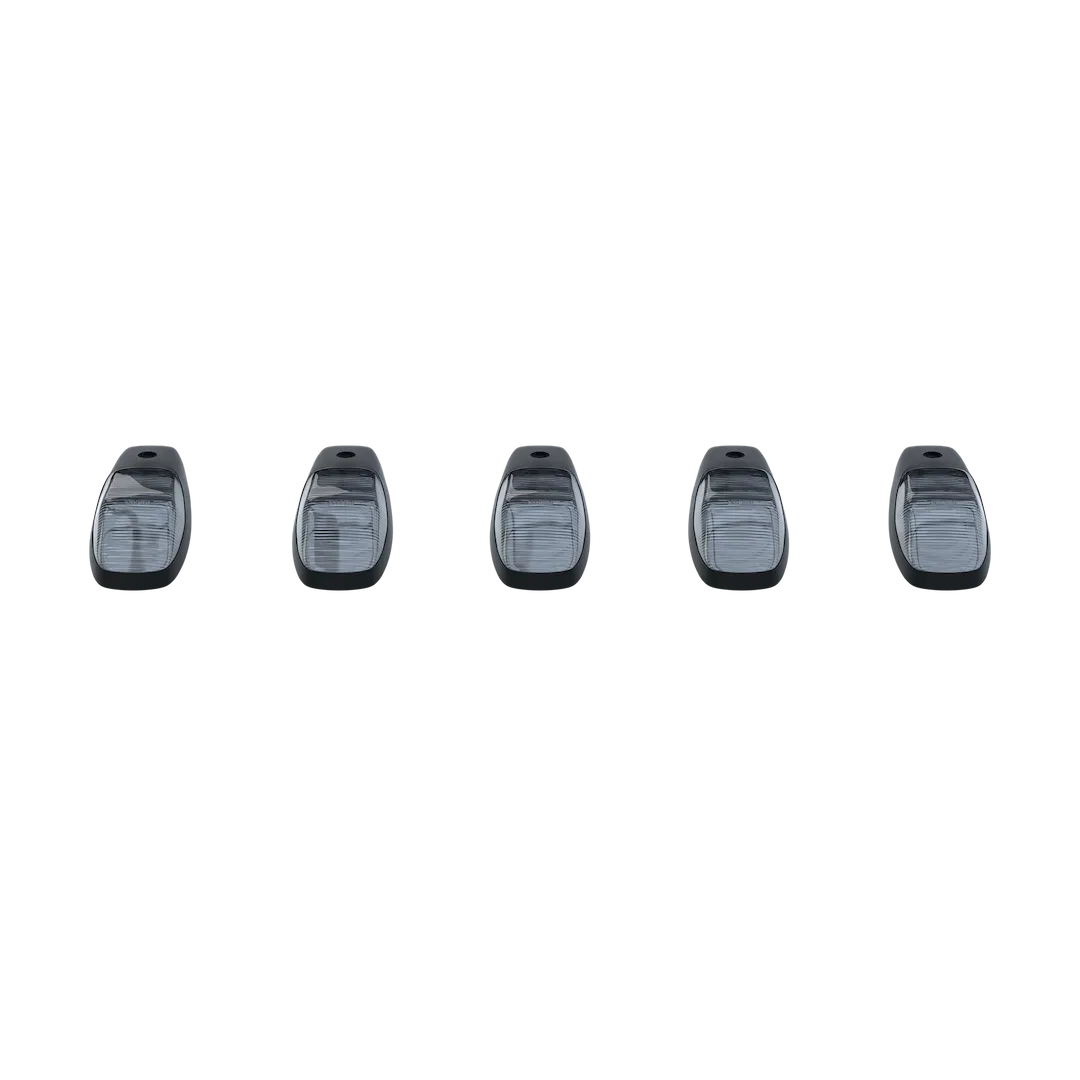 264345CLHPAM – RECON ACCESS Roof Marker Light, Direct Fit Tear Drop Clear ABS Plastic Lens OLED Running Lights Amber ...